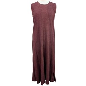 Vtg Kindred Spirit Jumper Dress‎ Womens Sz M Maxi Sleeveless Cotton 90s Y2K NWOT